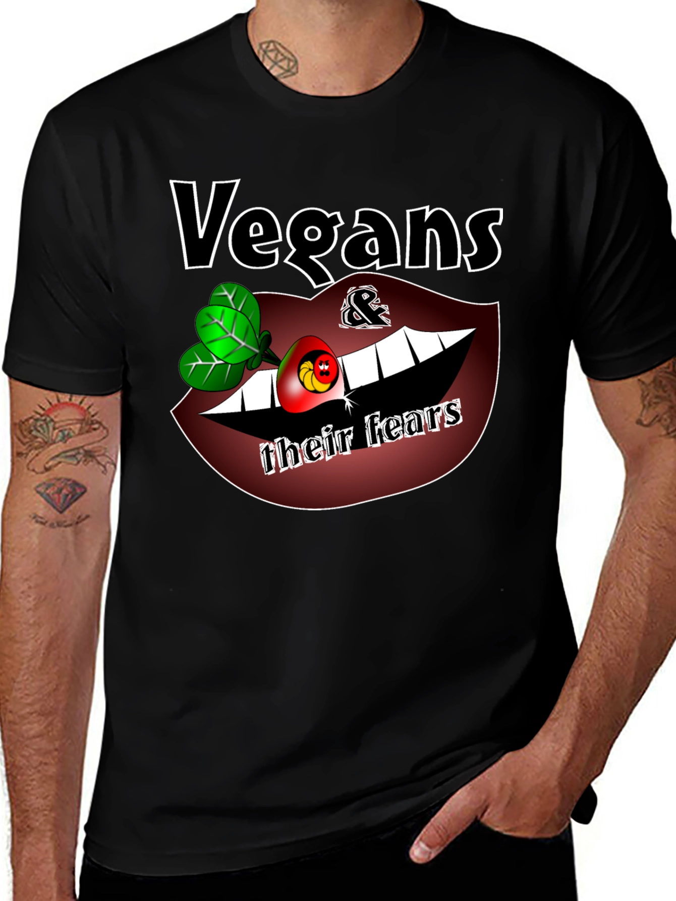 Vegans & Their Fears Graphic T-Shirt