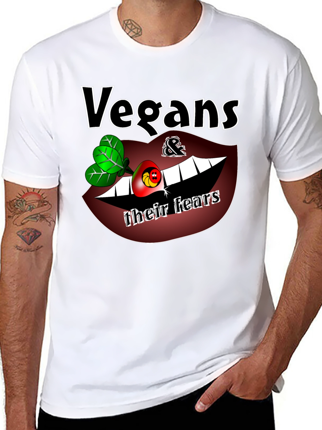 Vegans & Their Fears Graphic T-Shirt
