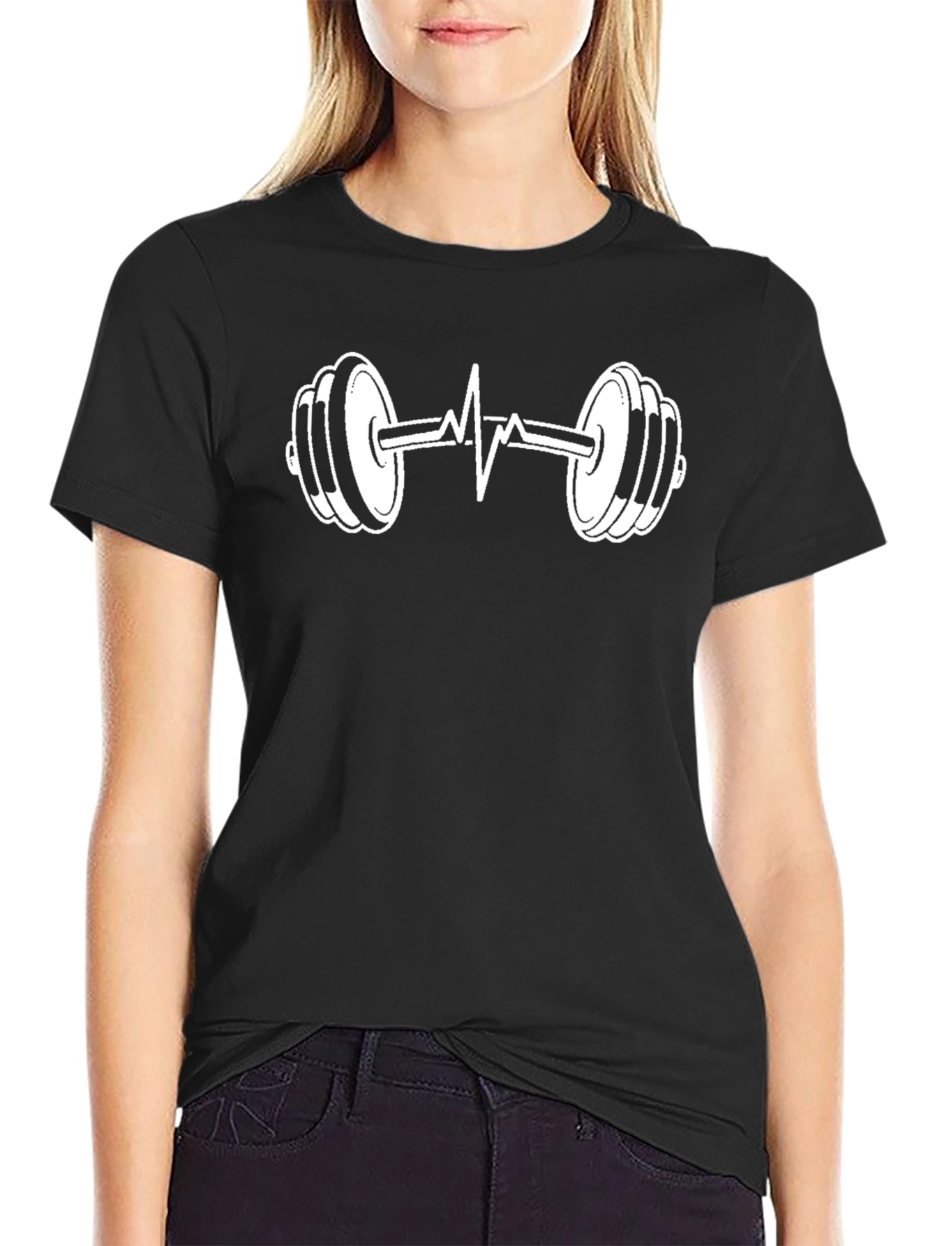Fitness Heartbeat Graphic T-Shirt