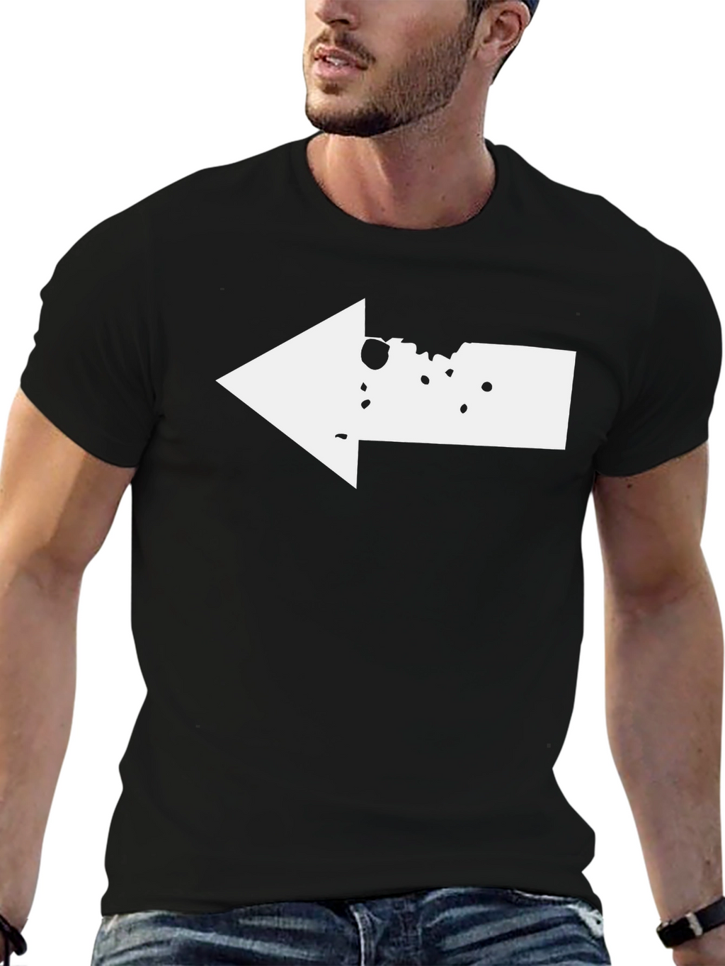 Distressed Arrow Graphic T-Shirt