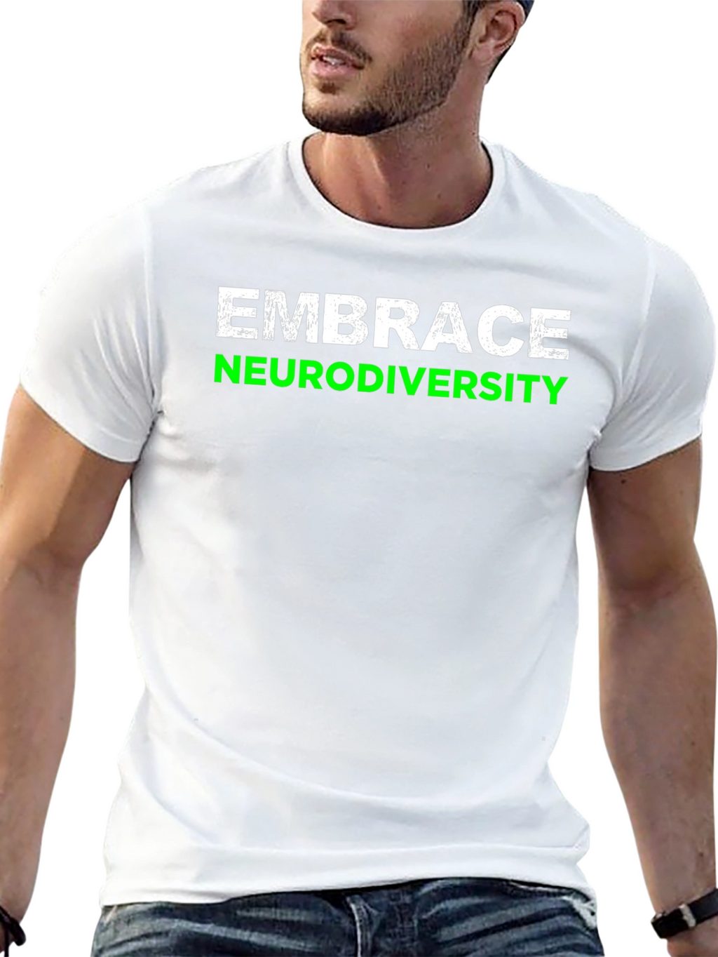 Embrace Neurodiversity Tee - Black