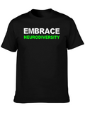 Embrace Neurodiversity Tee - Black