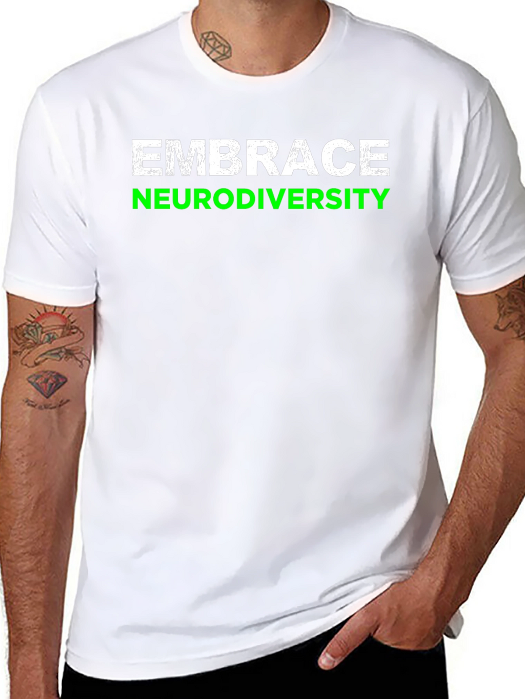 Embrace Neurodiversity Tee - Black