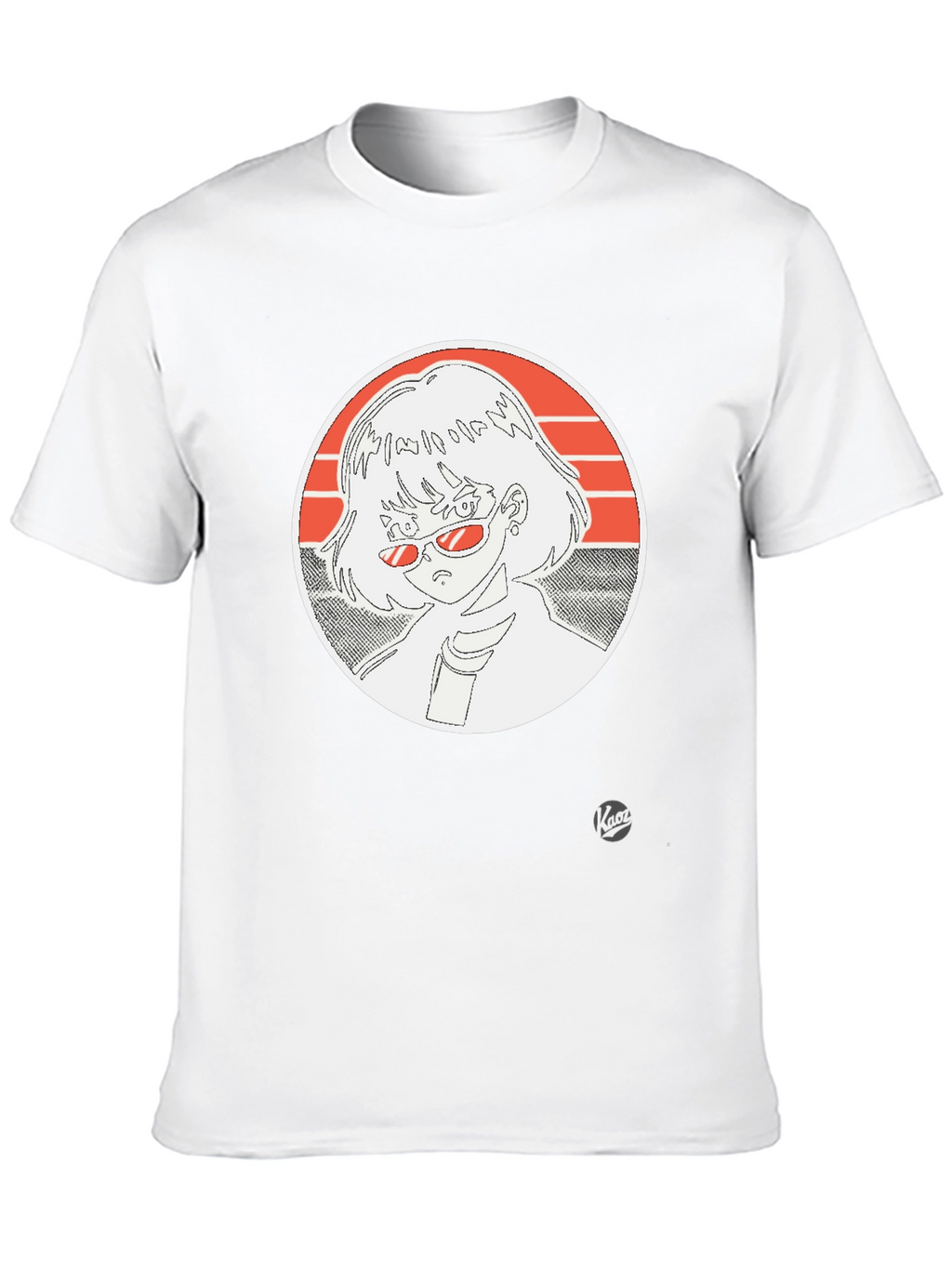 Anime Girl Graphic Tee - Retro Style T-Shirt