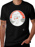Anime Girl Graphic Tee - Retro Style T-Shirt
