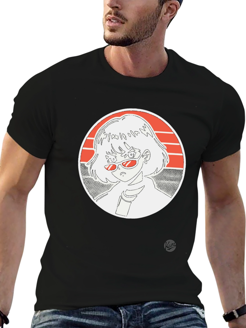 Anime Girl Graphic Tee - Retro Style T-Shirt