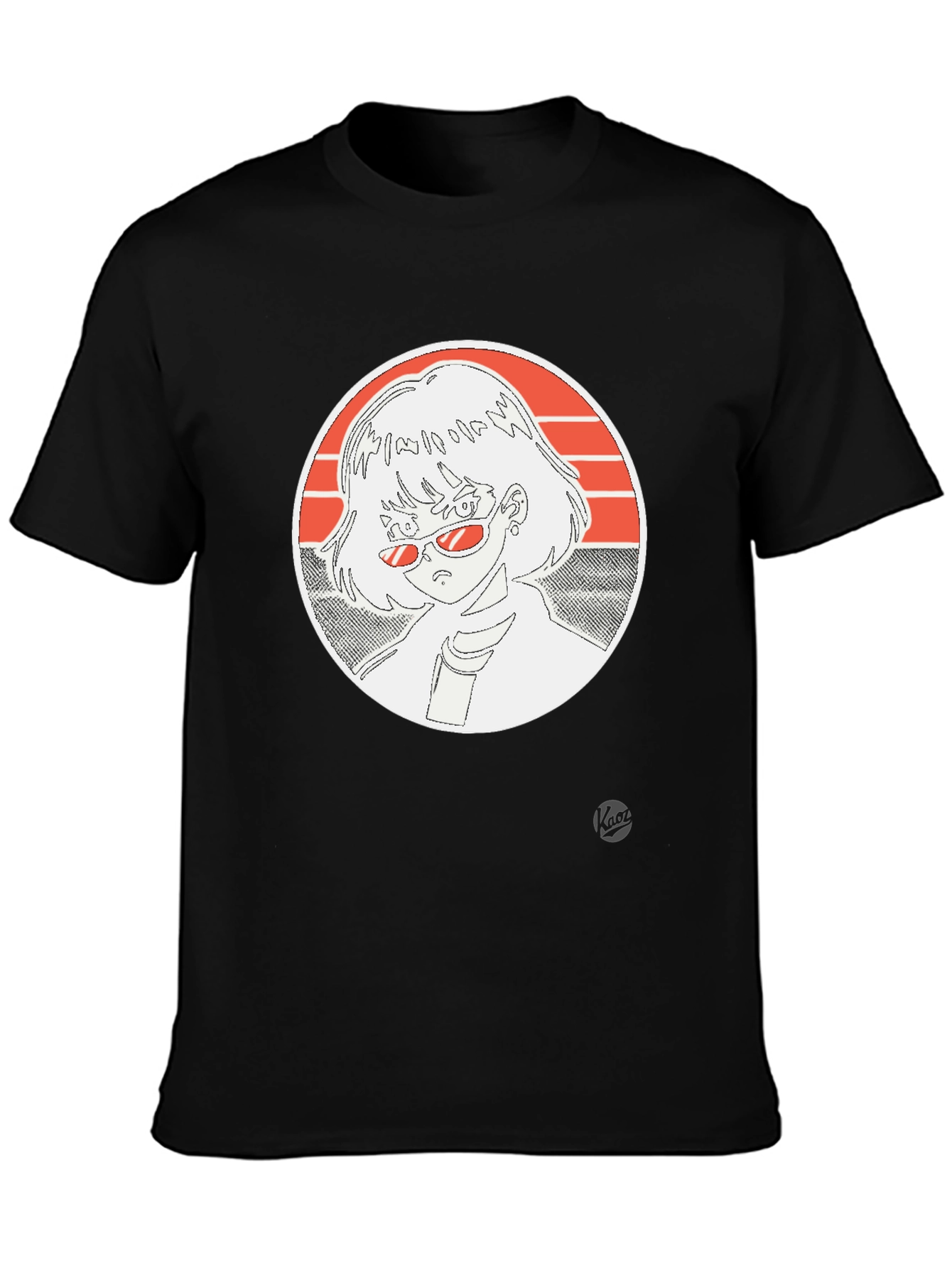 Anime Girl Graphic Tee - Retro Style T-Shirt