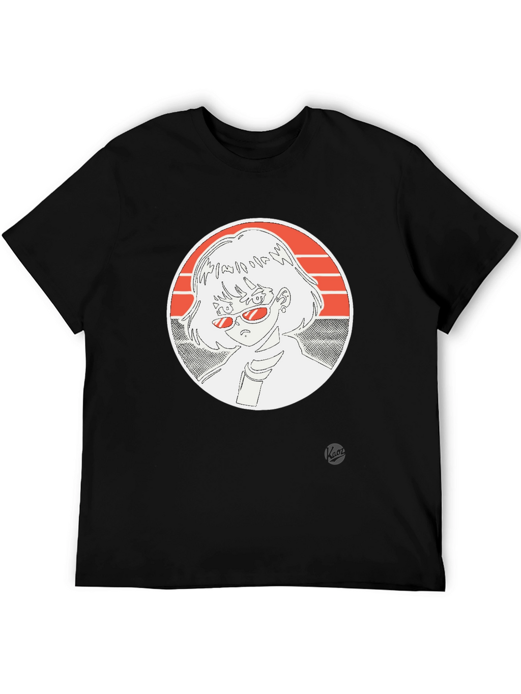 Anime Girl Graphic Tee - Retro Style T-Shirt