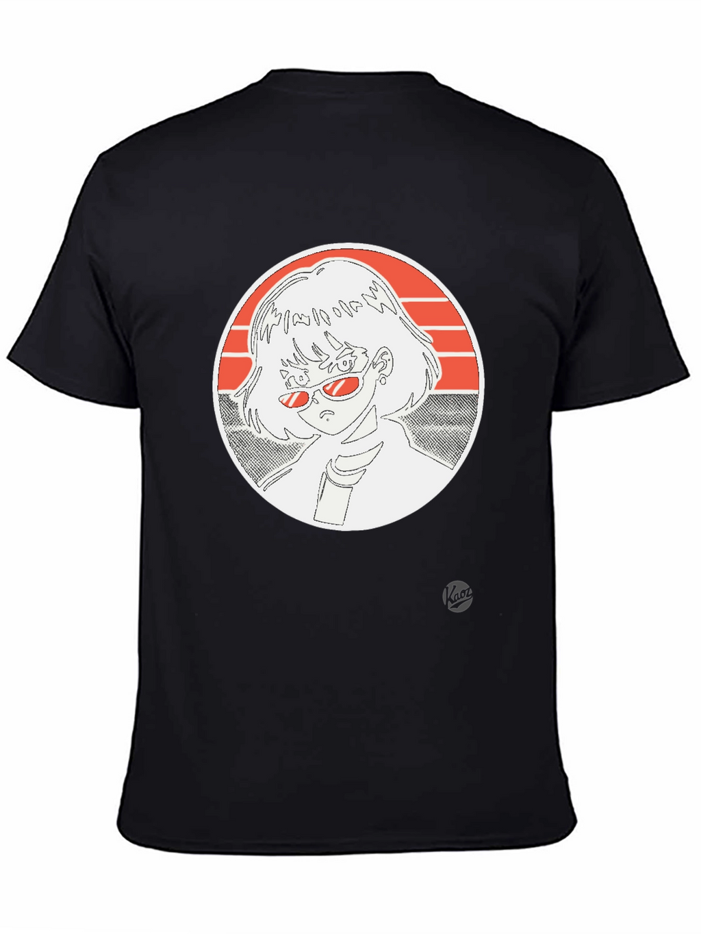 Anime Girl Graphic Tee - Retro Style T-Shirt