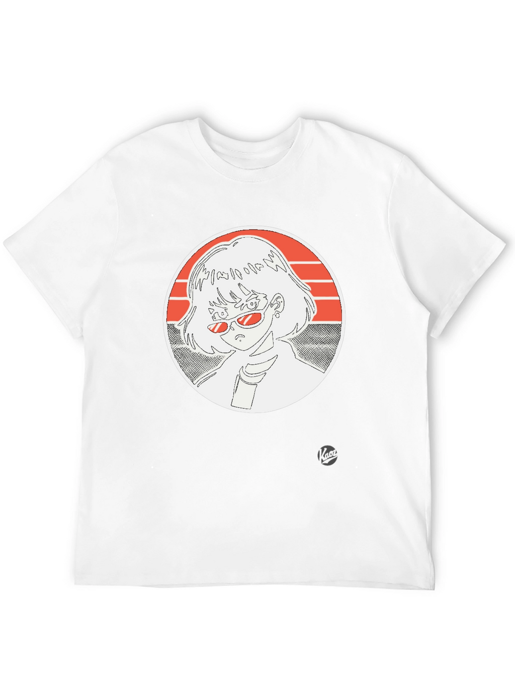 Anime Girl Graphic Tee - Retro Style T-Shirt