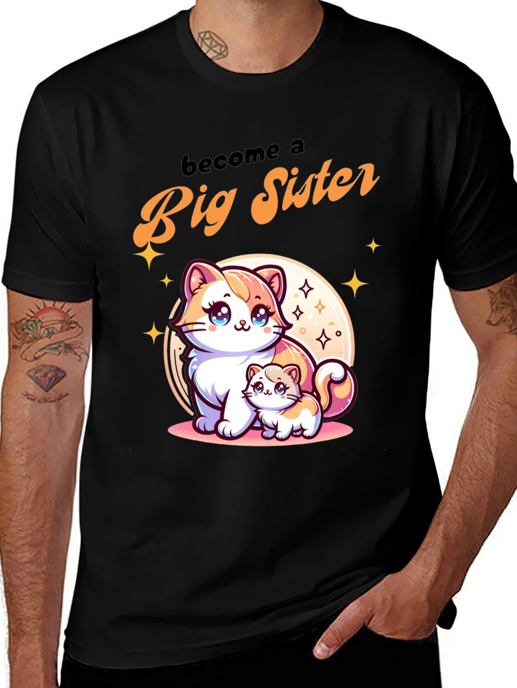 Big Sister Cat T-Shirt