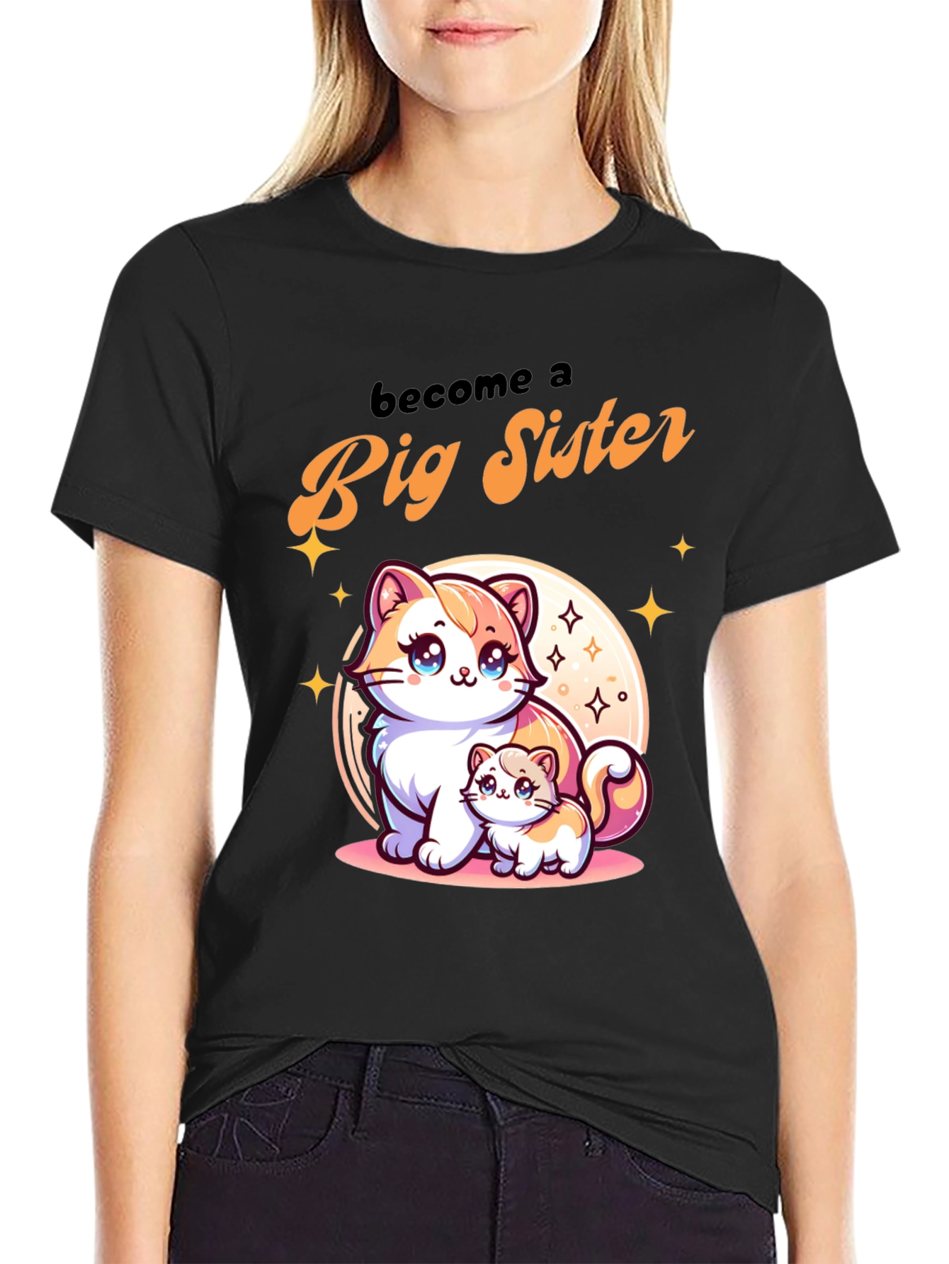 Big Sister Cat T-Shirt
