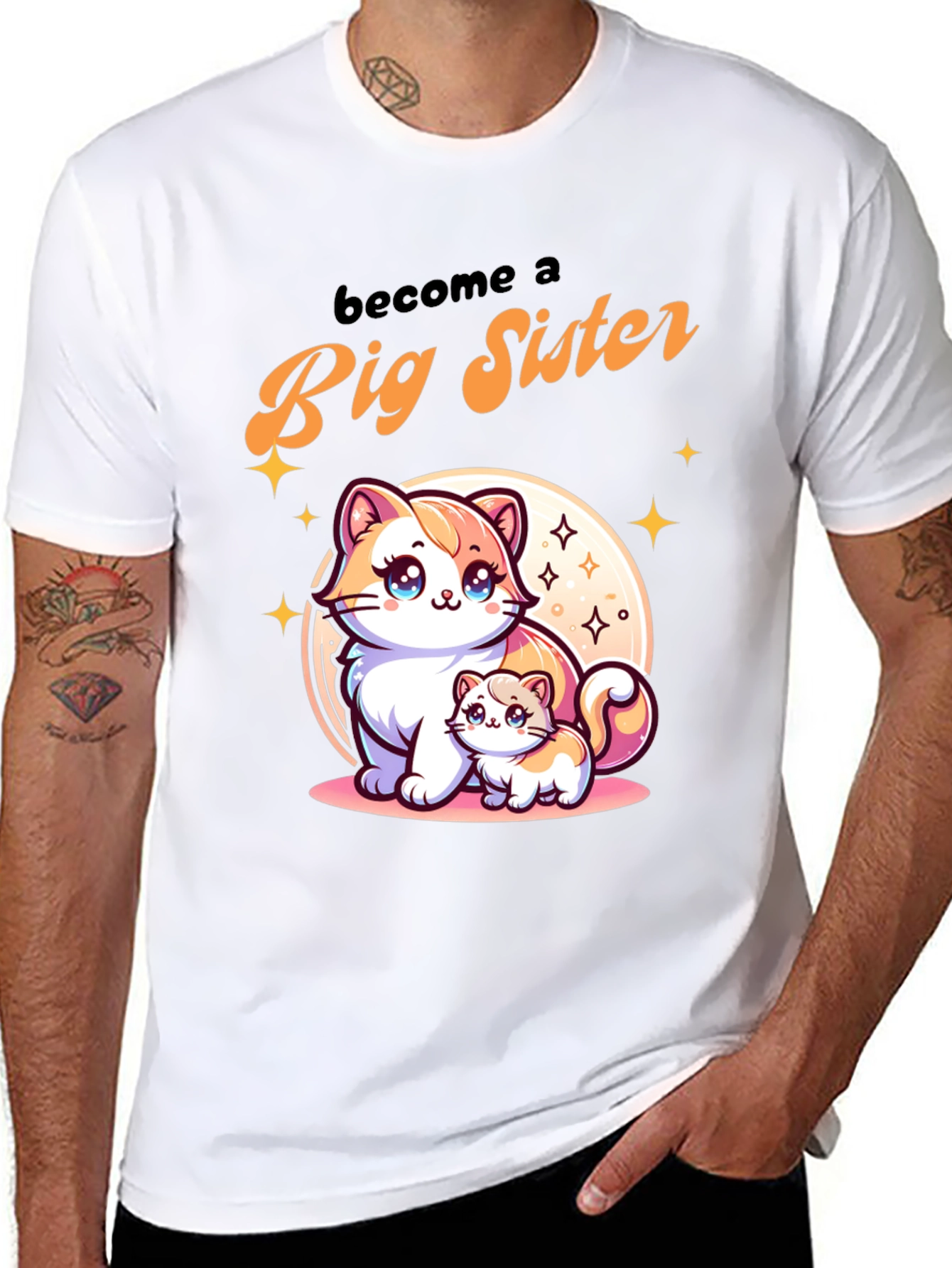 Big Sister Cat T-Shirt