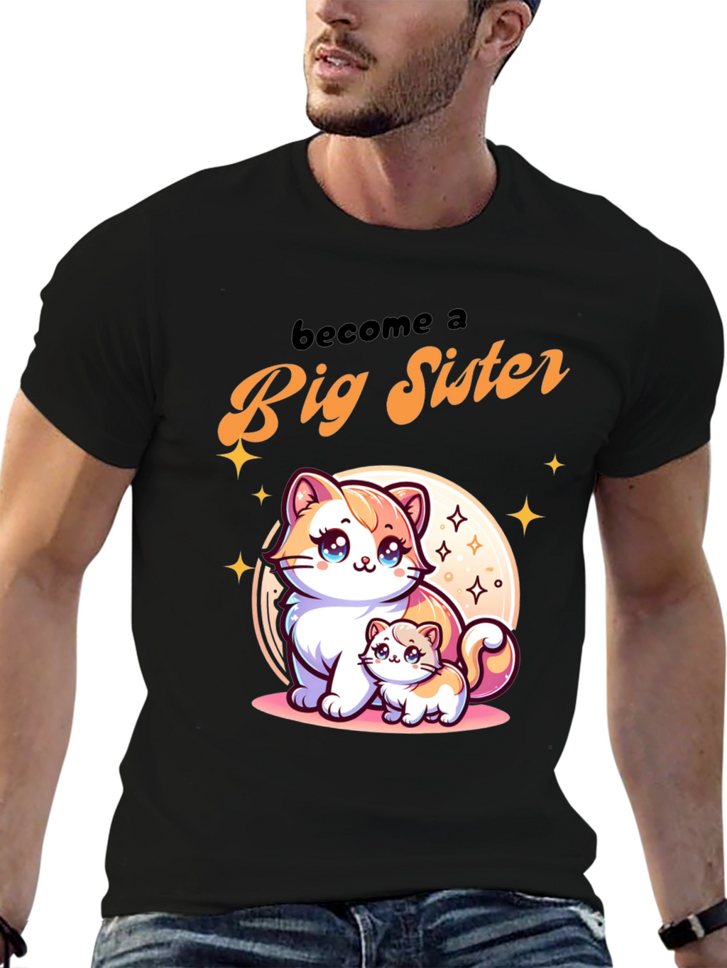 Big Sister Cat T-Shirt