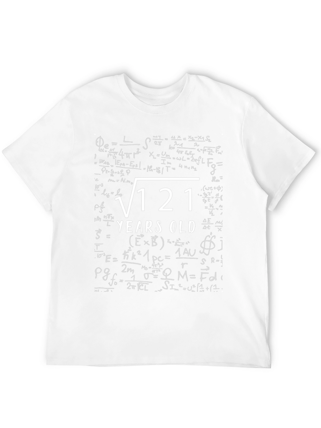 Math Formula Birthday T-Shirt - 11 Years Old