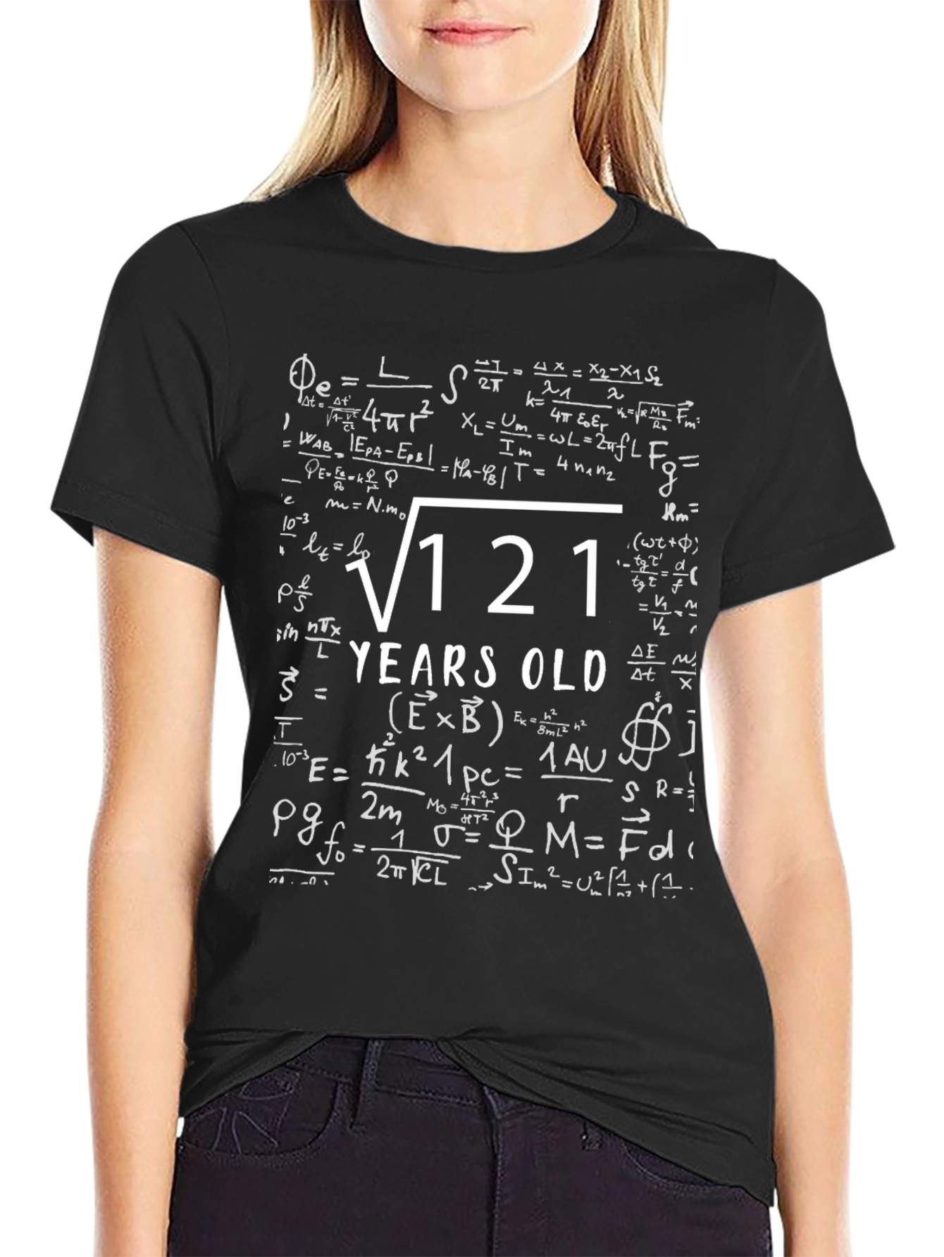 Math Formula Birthday T-Shirt - 11 Years Old