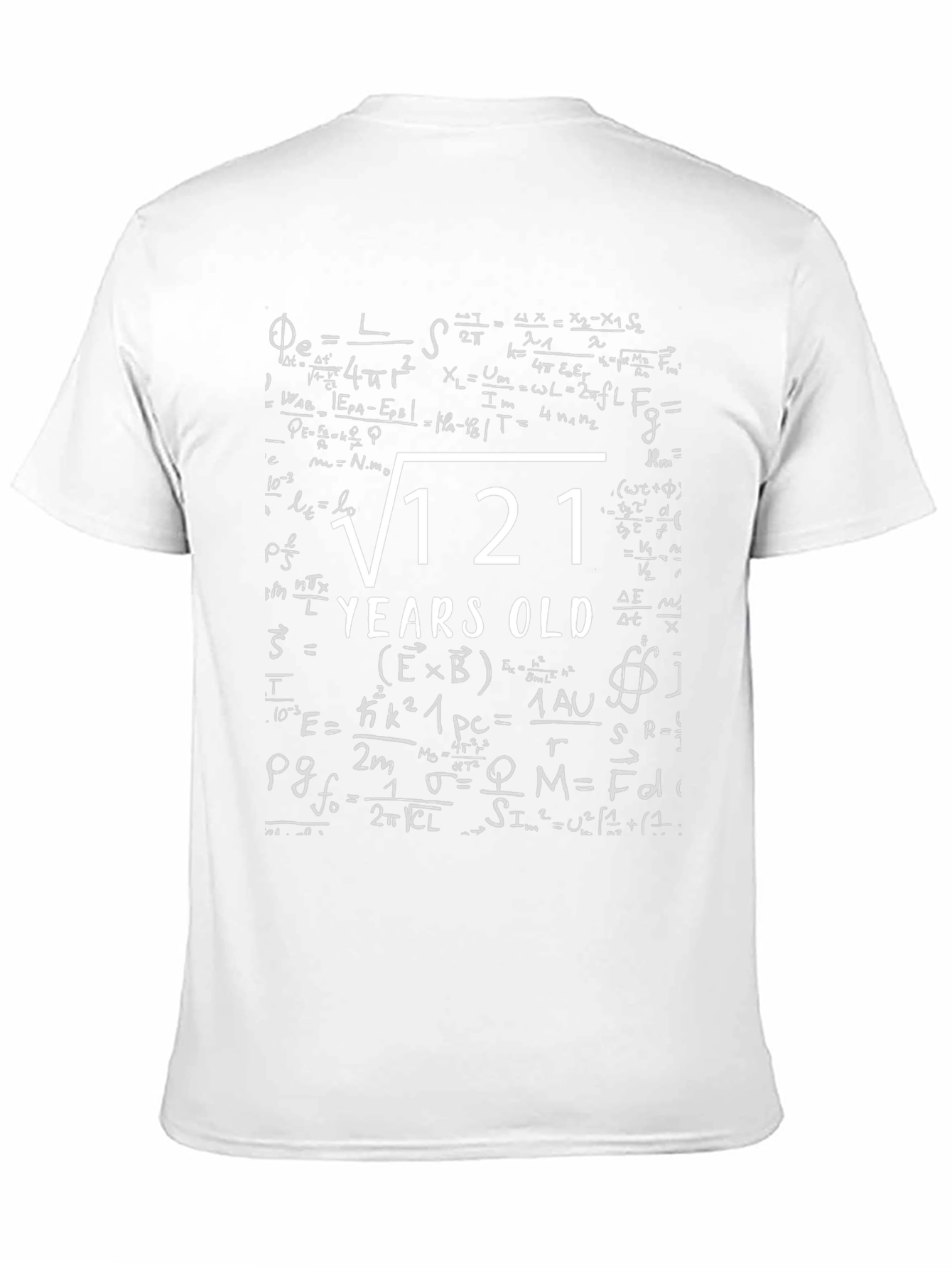 Math Formula Birthday T-Shirt - 11 Years Old