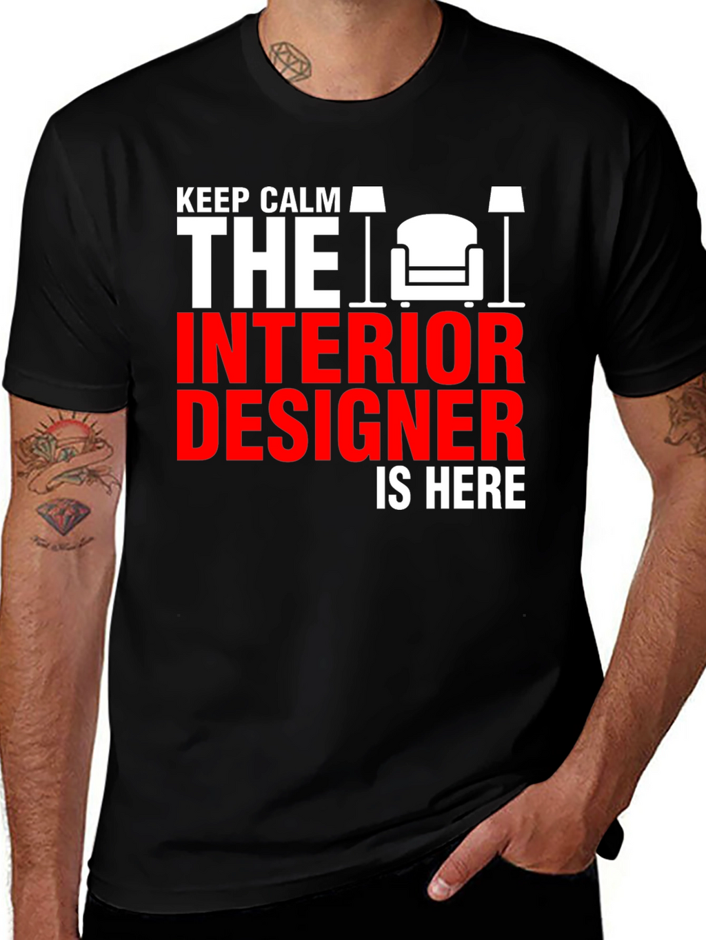 Keep Calm Interior Designer T-Shirt