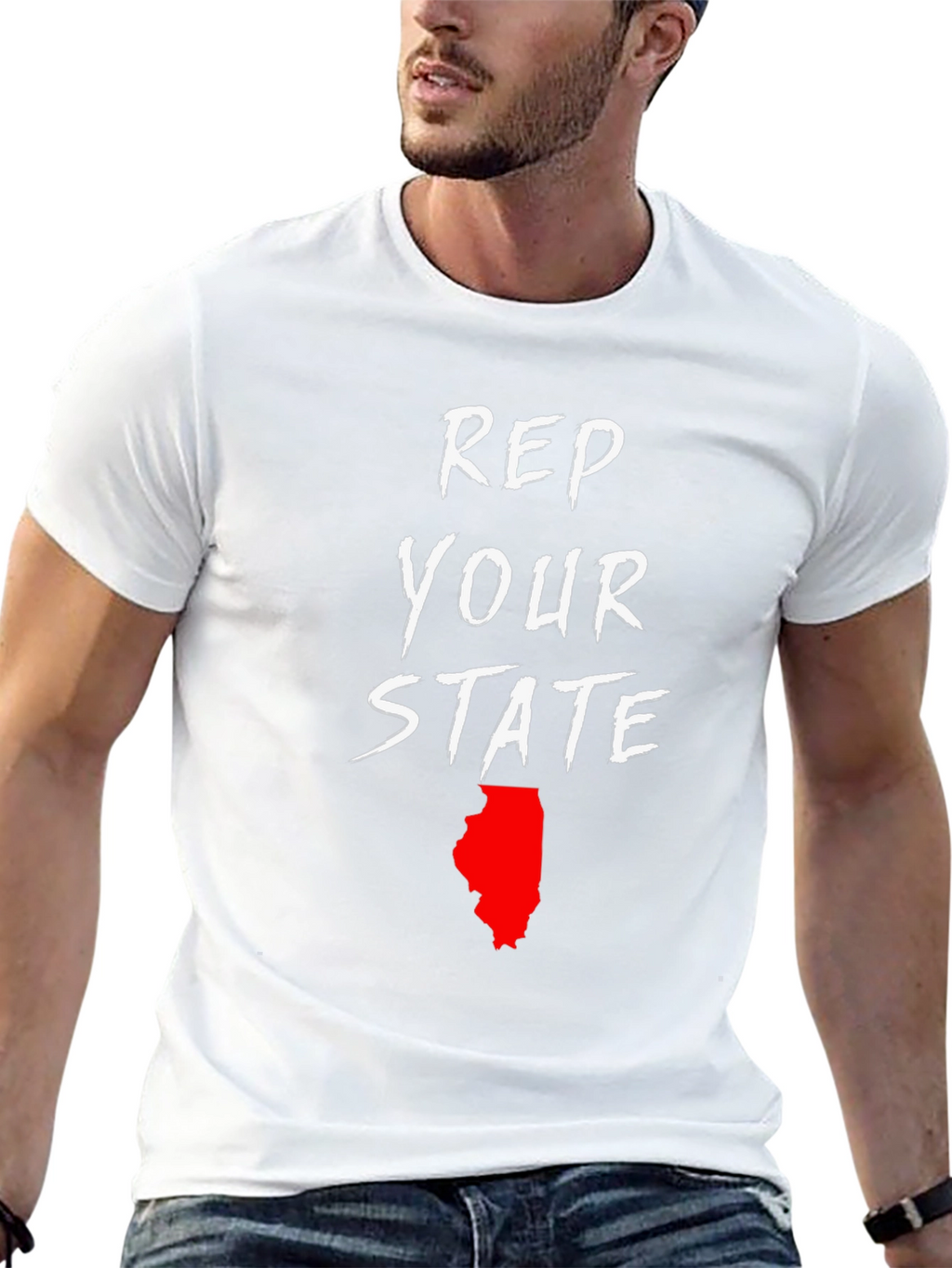 Rep Your State T-Shirt - Illinois Pride Tee