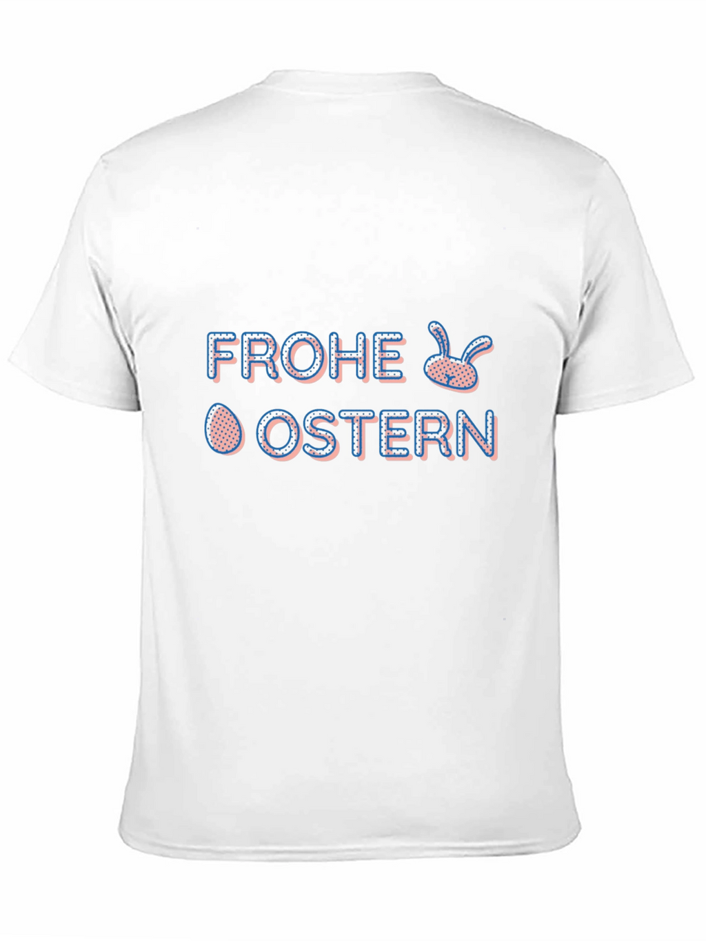Frohe Ostern Easter Bunny T-Shirt - Black