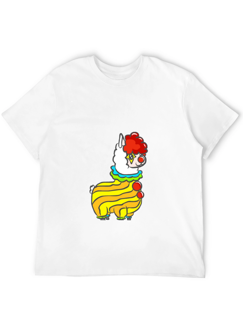 Clown Alpaca Black T-Shirt