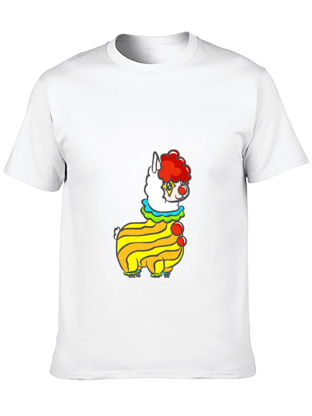 Clown Alpaca Black T-Shirt