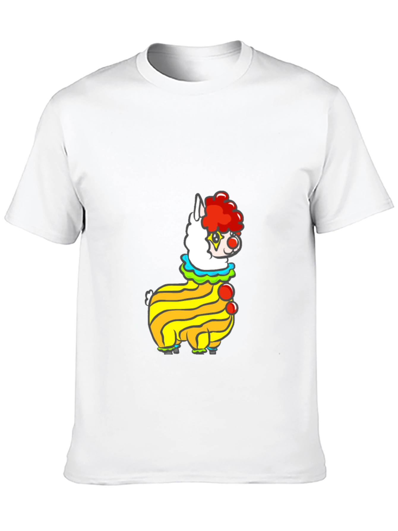 Clown Alpaca Black T-Shirt