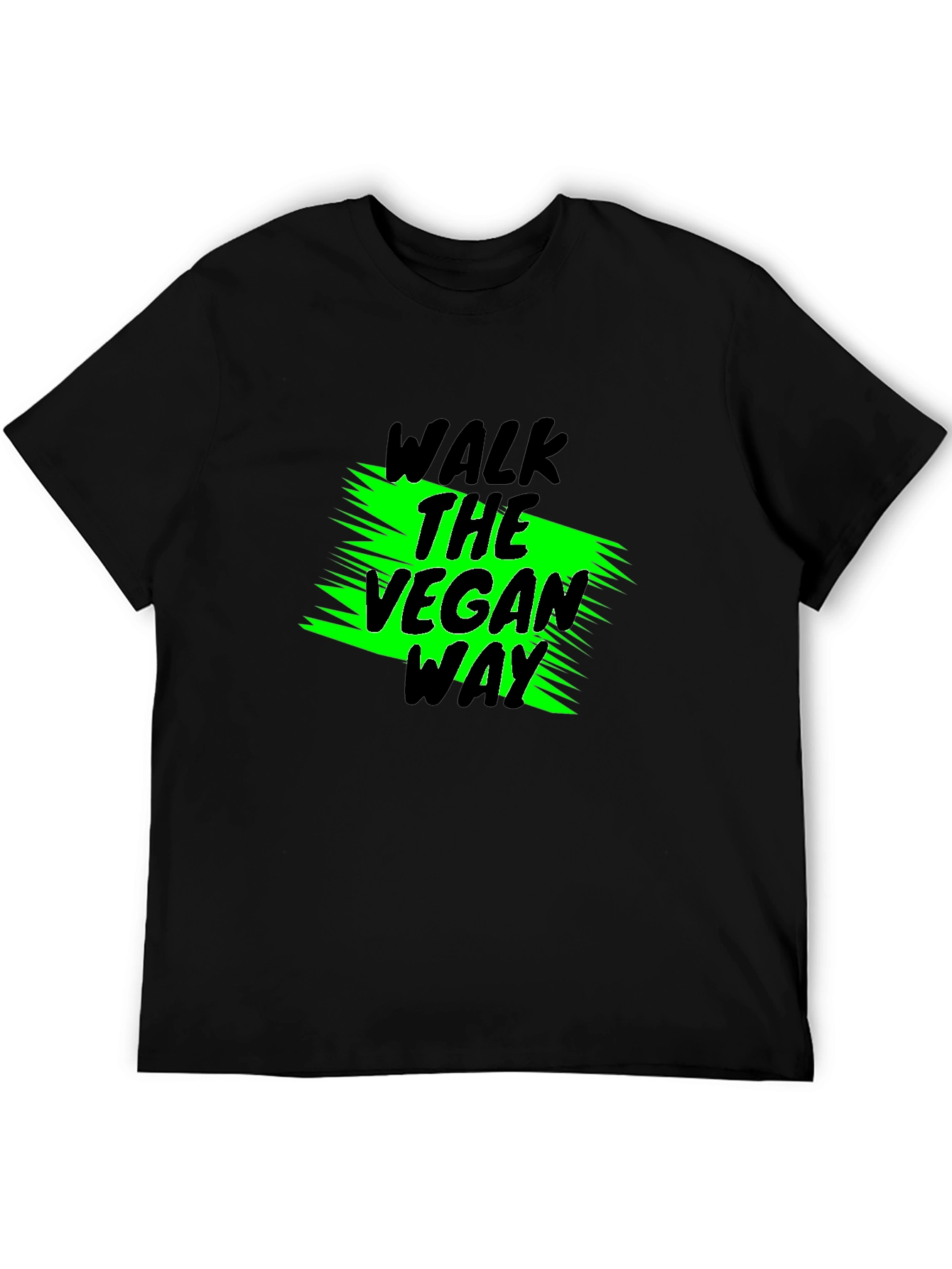 Vegan Way Graphic Tee - Black T-Shirt