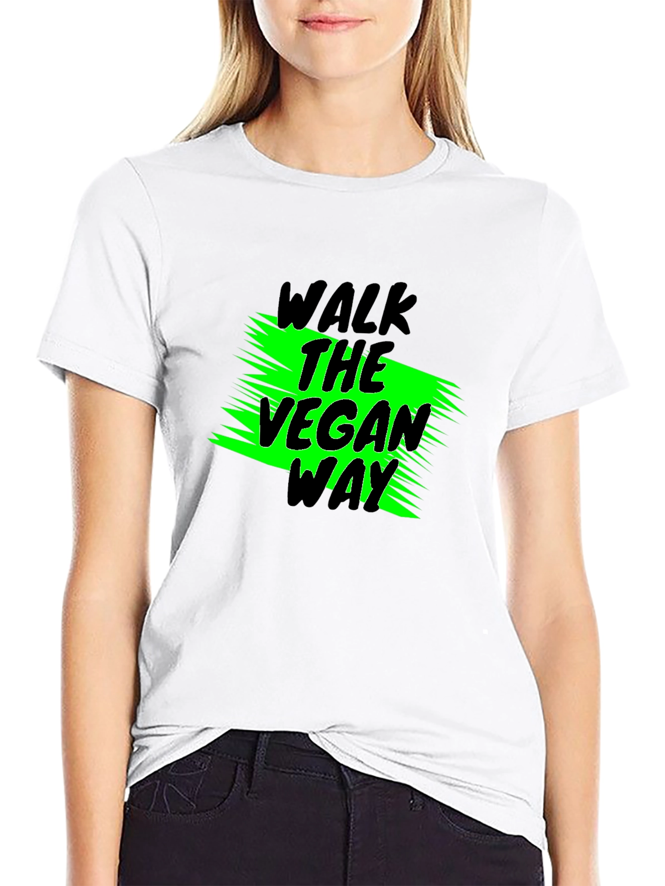 Vegan Way Graphic Tee - Black T-Shirt