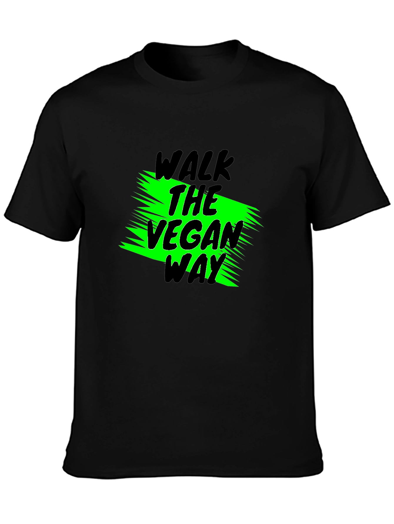 Vegan Way Graphic Tee - Black T-Shirt