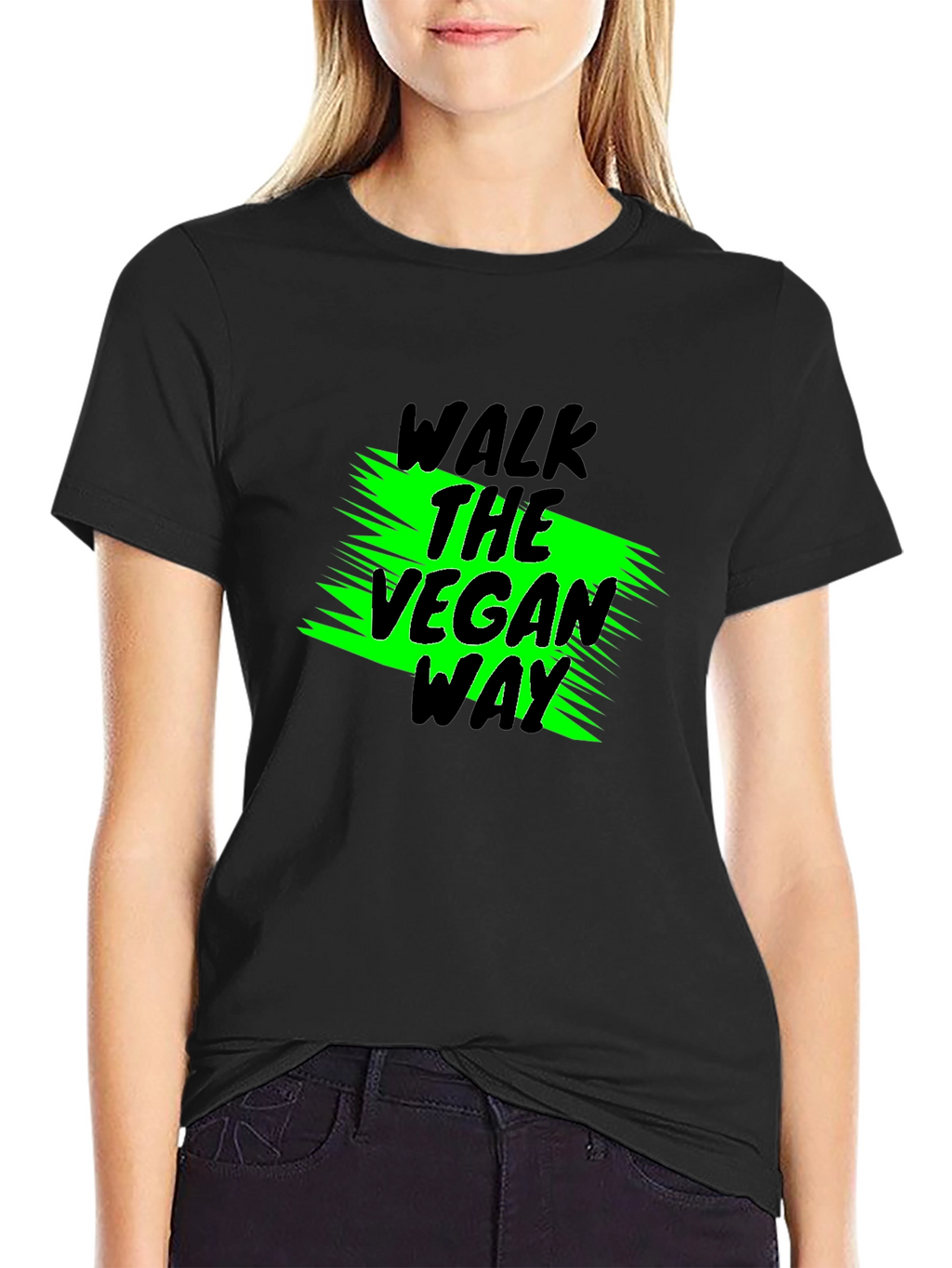 Vegan Way Graphic Tee - Black T-Shirt