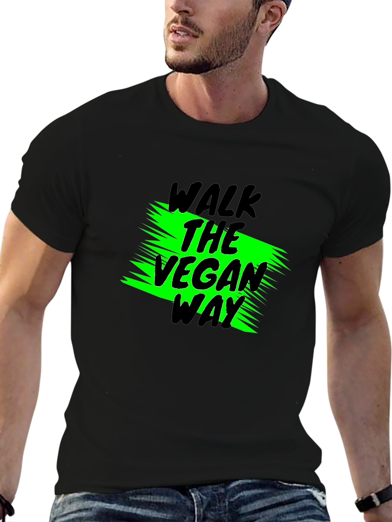 Vegan Way Graphic Tee - Black T-Shirt