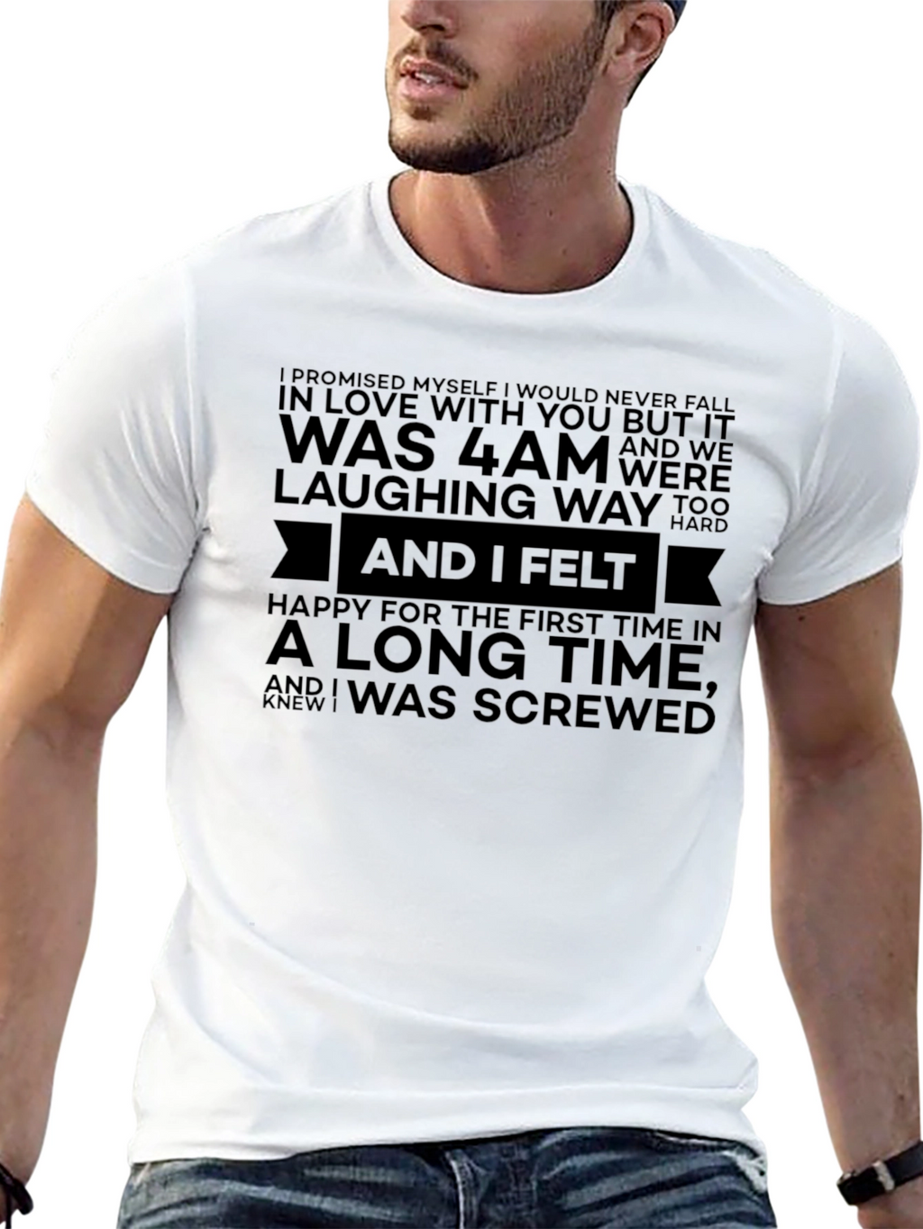 Humorous 4AM Love Confession T-Shirt
