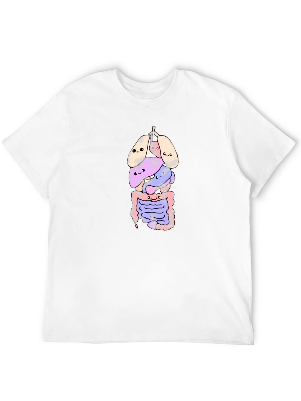 Funny Human Anatomy Cartoon T-Shirt
