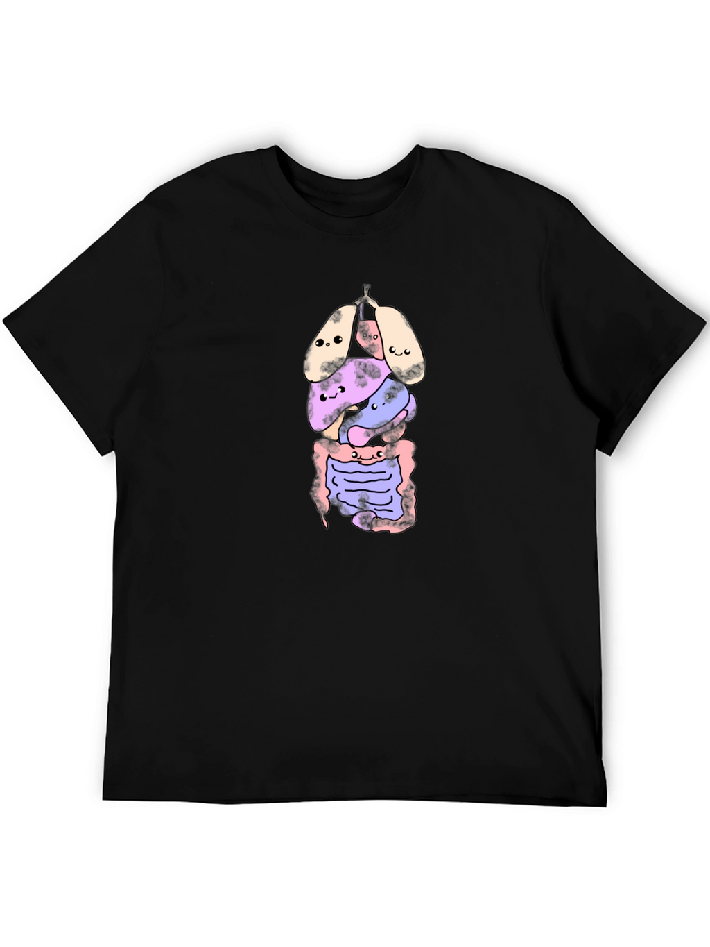Funny Human Anatomy Cartoon T-Shirt