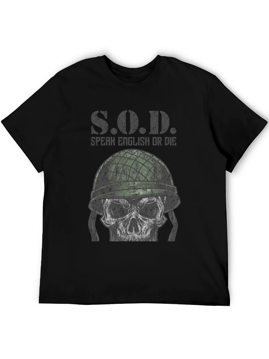 Skull Soldier Graphic T-Shirt