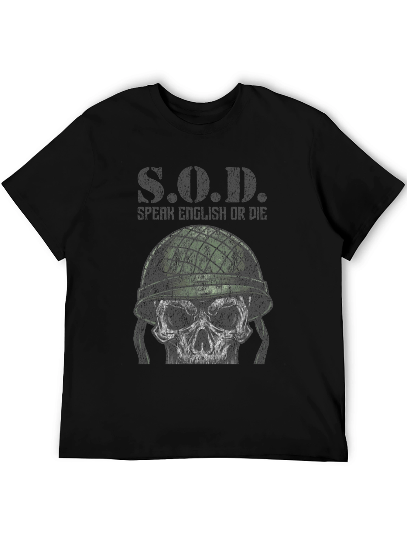 Skull Soldier Graphic T-Shirt