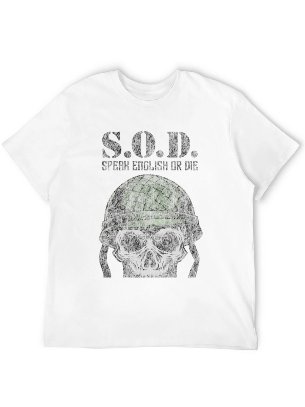 Skull Soldier Graphic T-Shirt
