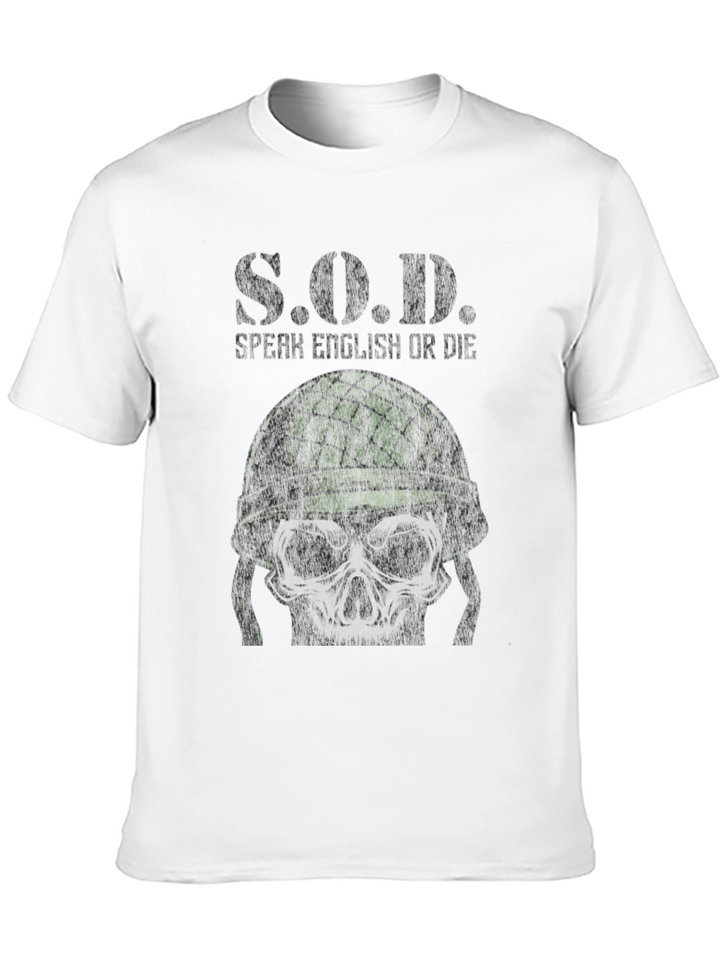 Skull Soldier Graphic T-Shirt