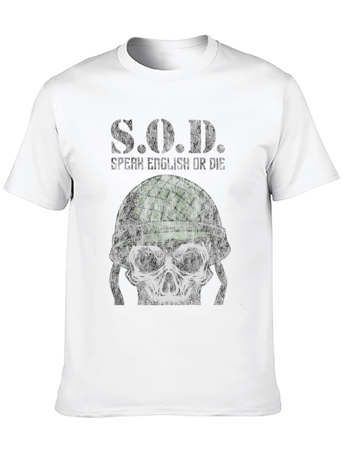 Skull Soldier Graphic T-Shirt
