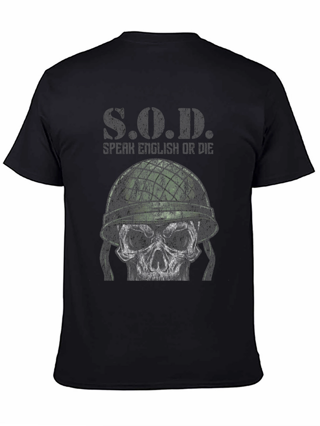 Skull Soldier Graphic T-Shirt