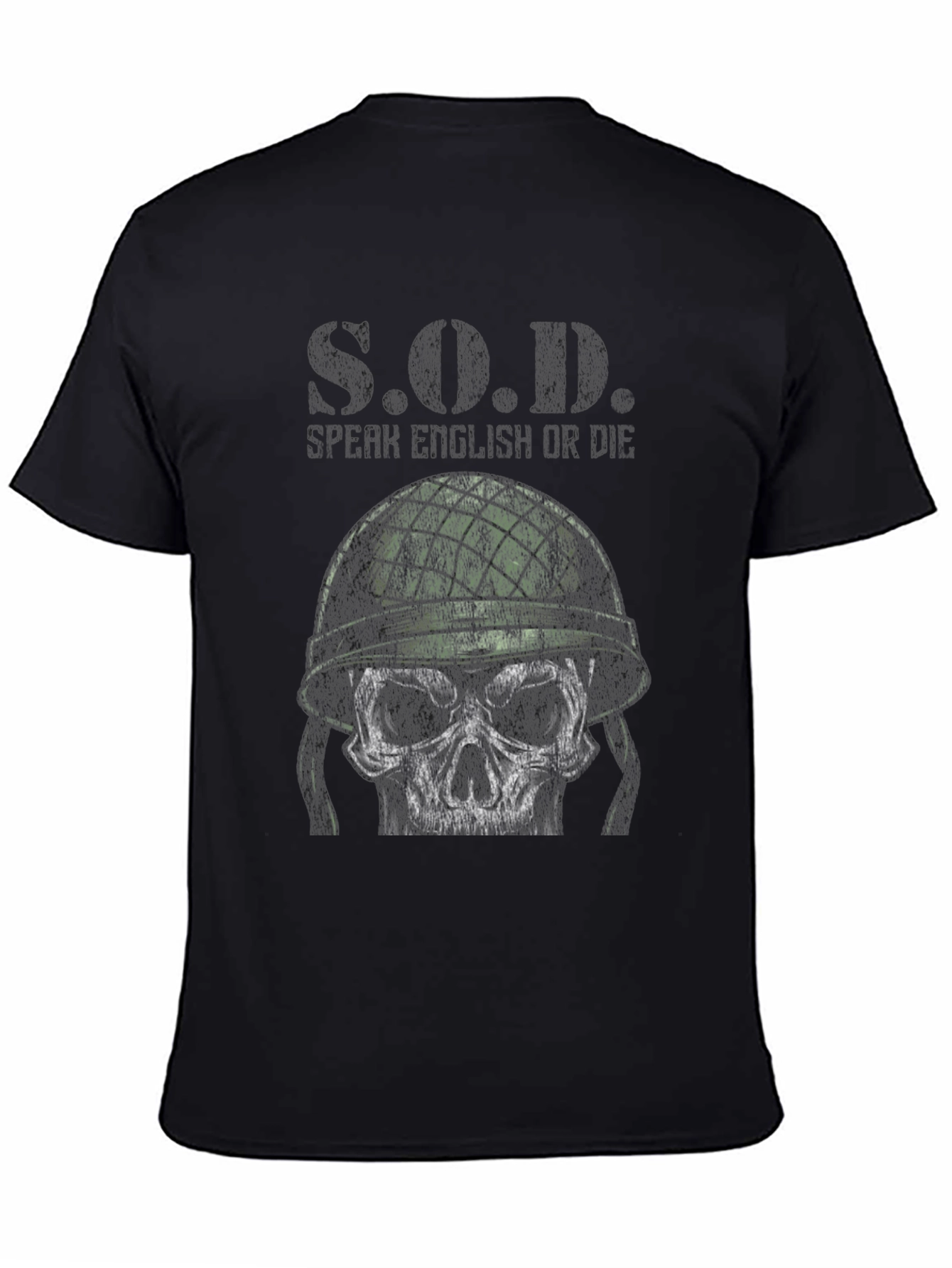 Skull Soldier Graphic T-Shirt