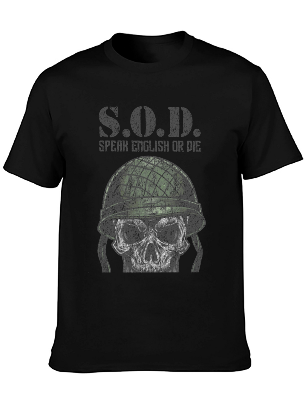 Skull Soldier Graphic T-Shirt