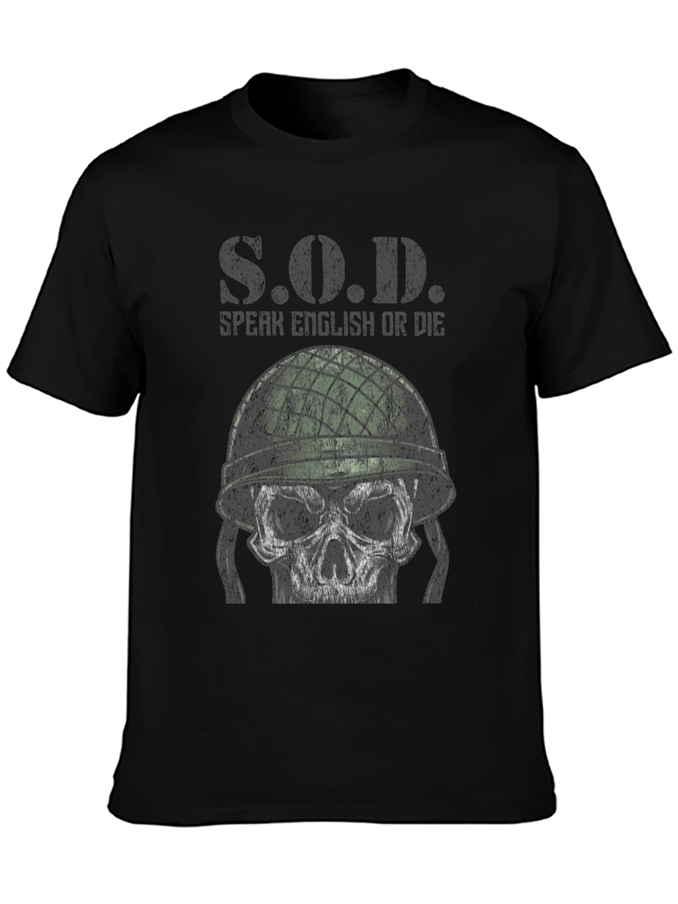 Skull Soldier Graphic T-Shirt