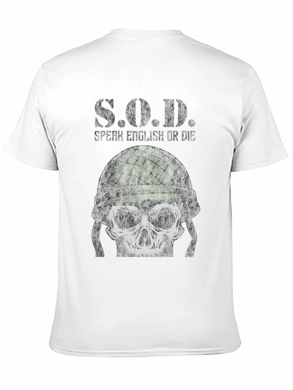 Skull Soldier Graphic T-Shirt