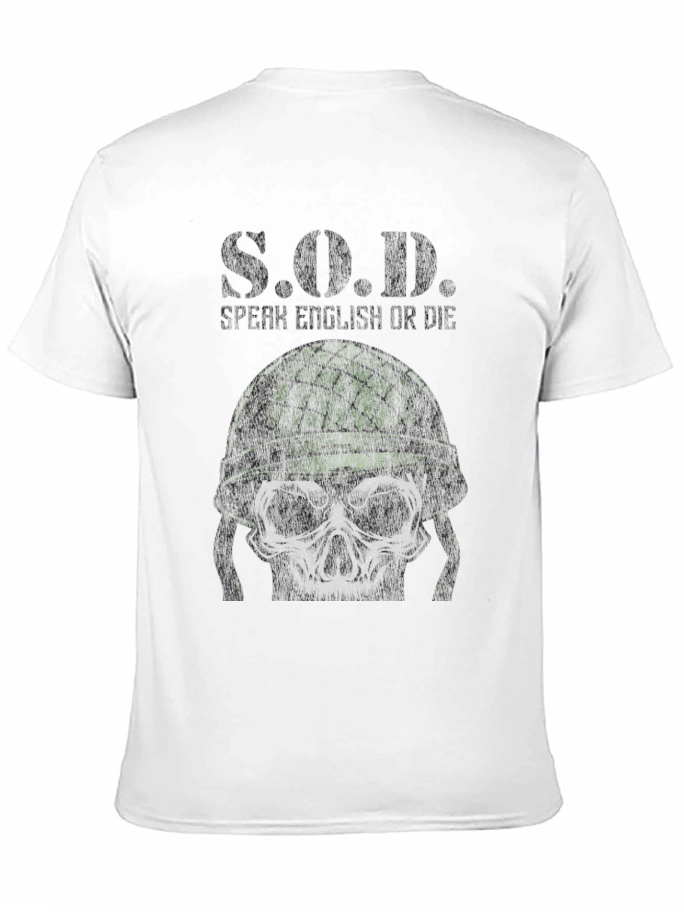Skull Soldier Graphic T-Shirt