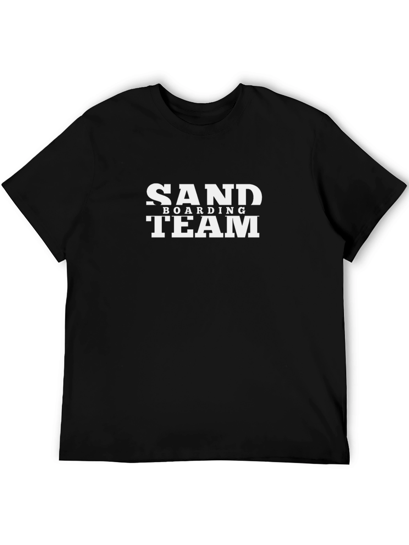 Sand Boarding Team Black T-Shirt