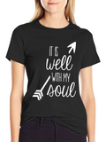 It Is Well With My Soul Arrow Graphic Tee