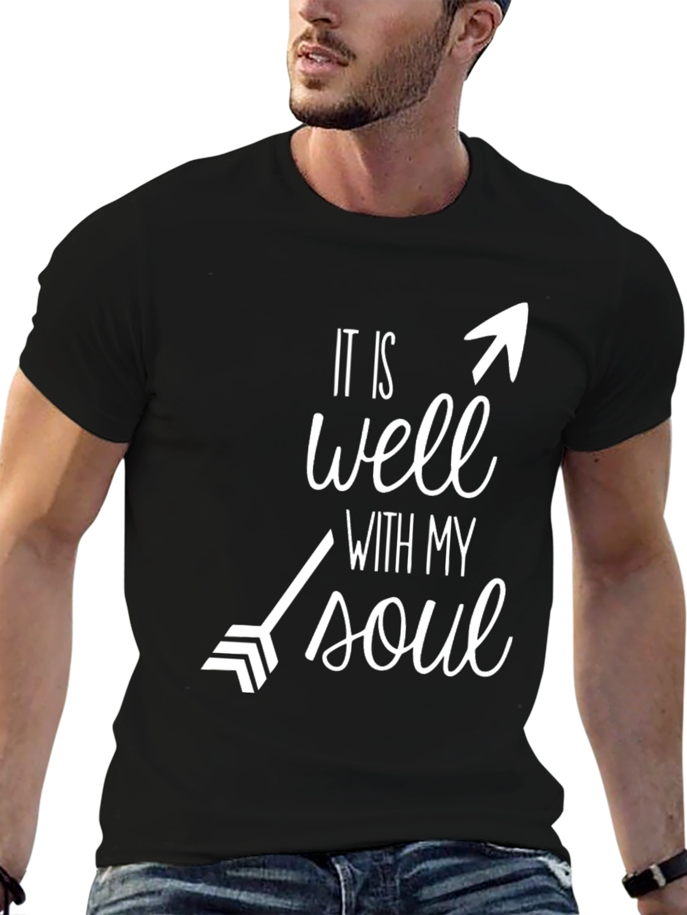 It Is Well With My Soul Arrow Graphic Tee