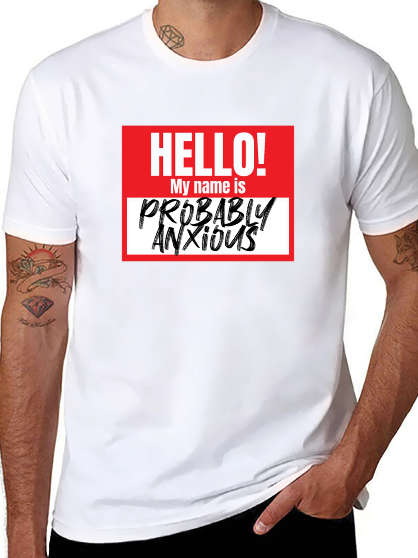 Probably Anxious T-Shirt - Funny Graphic Tee